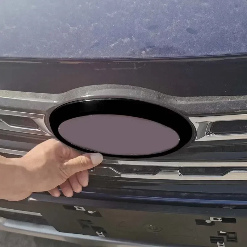 

For Subaru Forester 2022-2024 ABS Carbon Fiber Car Logo Decorative Ring Cover Trim Stickers Car Accessories