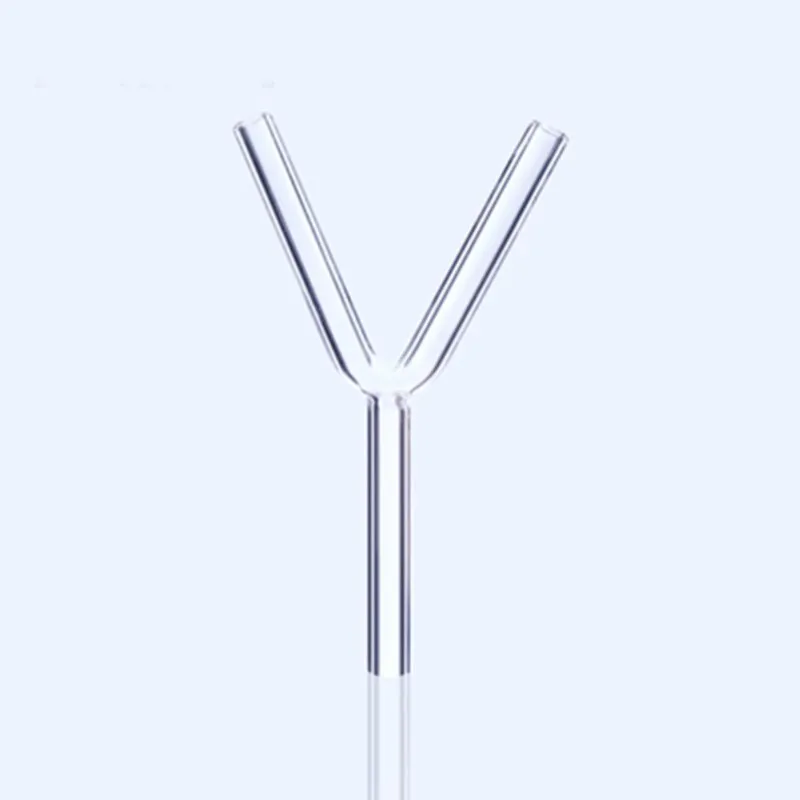 

Lab Glass Y Connector Tube,Diameter about 7-8mm,Length of The Arm Is 50MM