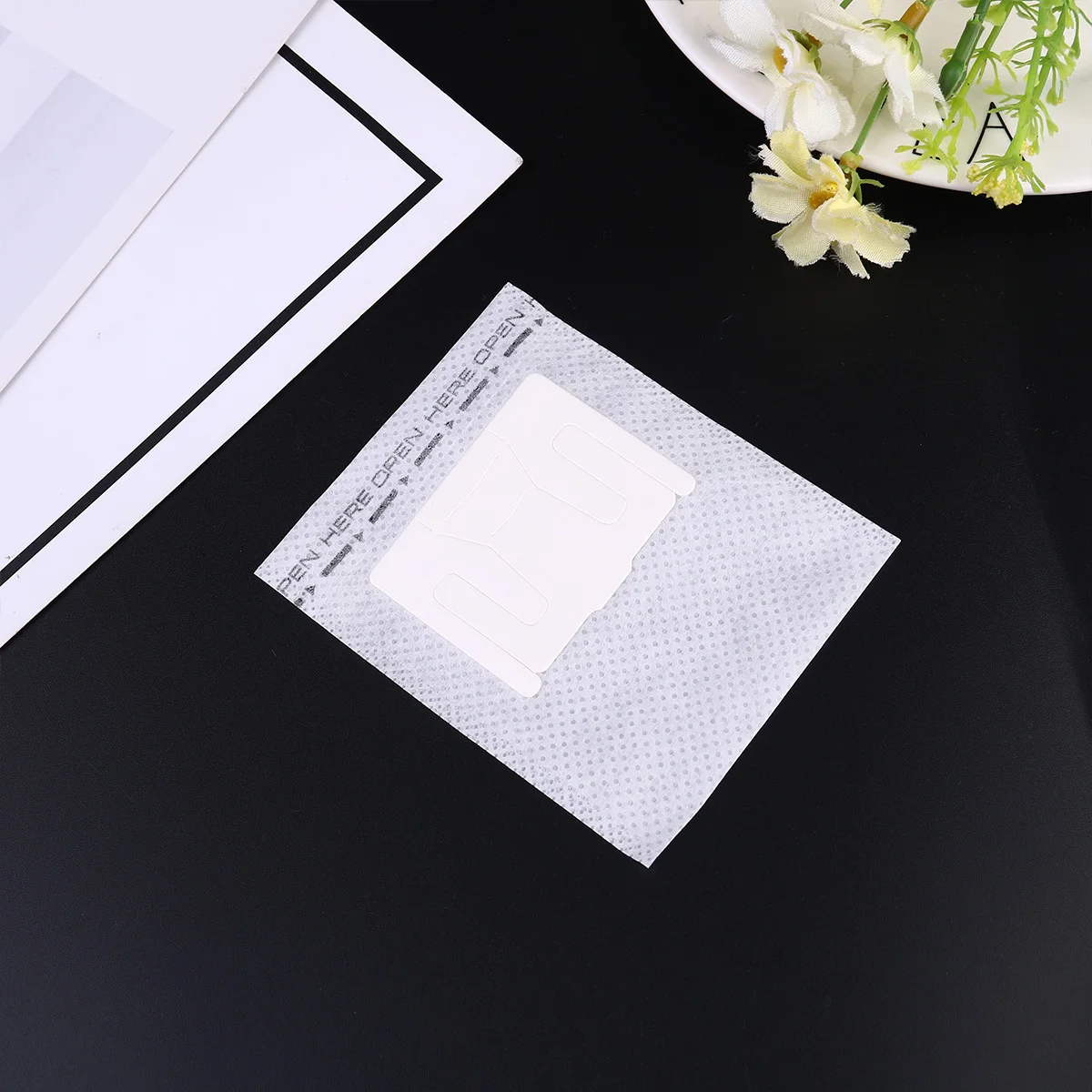 

50Pcs Pour-Over Coffee Filter Drip Bags Hanging Ear Heatproof Paper DIY Brew At Home Or Office Drip Coffee Filter