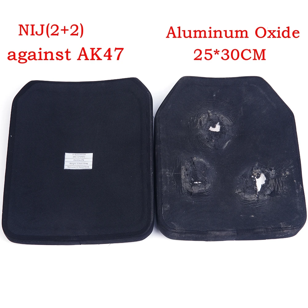 3.1KG 1PC Defensive Shield Alumina Ceramic Plate Protective Tactical Insertion Board Backpack Deck Defense Shield Self-defense