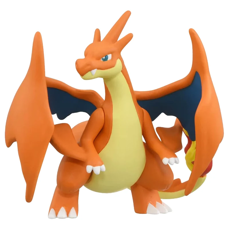 TAKARA TOMY Pokemon Mega Charizard Y Micro -model Animation Desktop Decorative Ornament Children's Toys Hand Birthday Gift