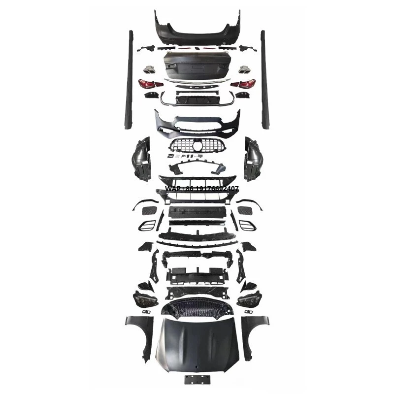 Factory Body Kits for  E-class W212 Upgraded to W213 Front Rear Car Bumper Fender Grille Auto Tuning Parts