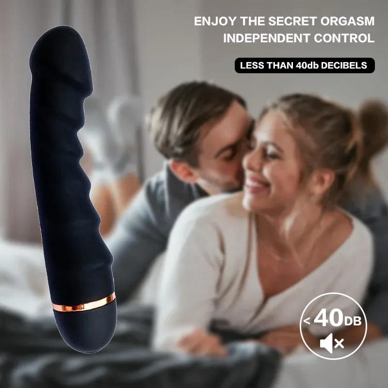 Wave Vibrator G-spot Sex Toys for Female Massage Stick Strong Motor Realistic Soft Silicone Dildo Waterproof Masturbate Toys