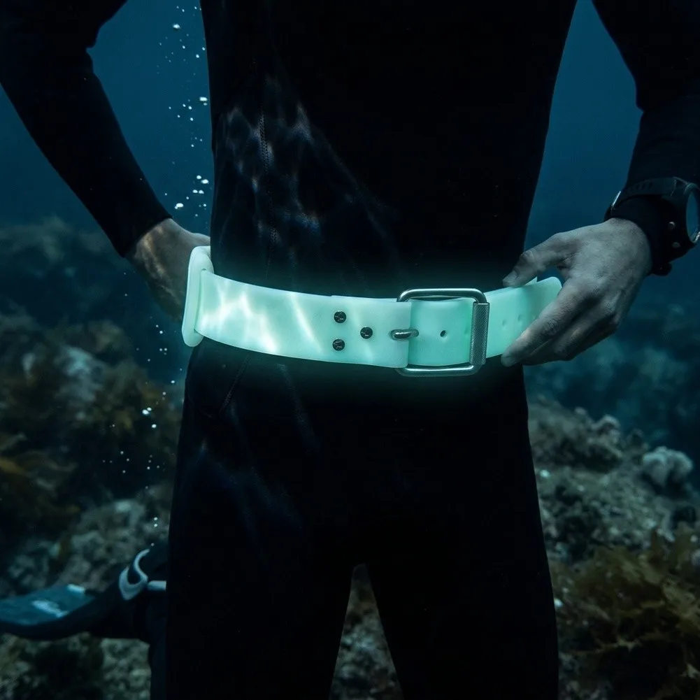 Slip Weight Belt Freediving Weight Strap Release Belt 316 Stainless Steel Buckle Fine -Slip Patterns  Slip Weight