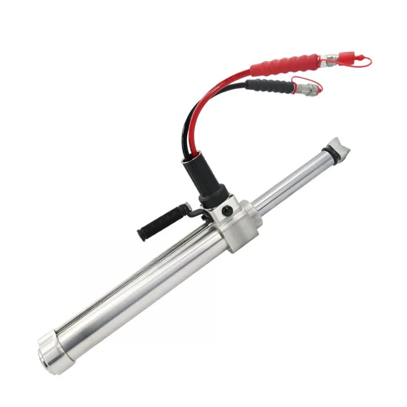 Single-stage hydraulic top brace, fire demolition tool, fire rescue tool, top brace