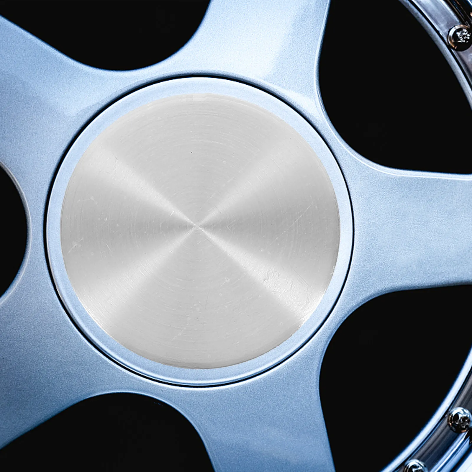 4Pcs Car Wheel Hub Cap 45Mm Aluminum Hub Cover Professional Vehicle Center Caps Easy Installation Universal Auto Rim Refit