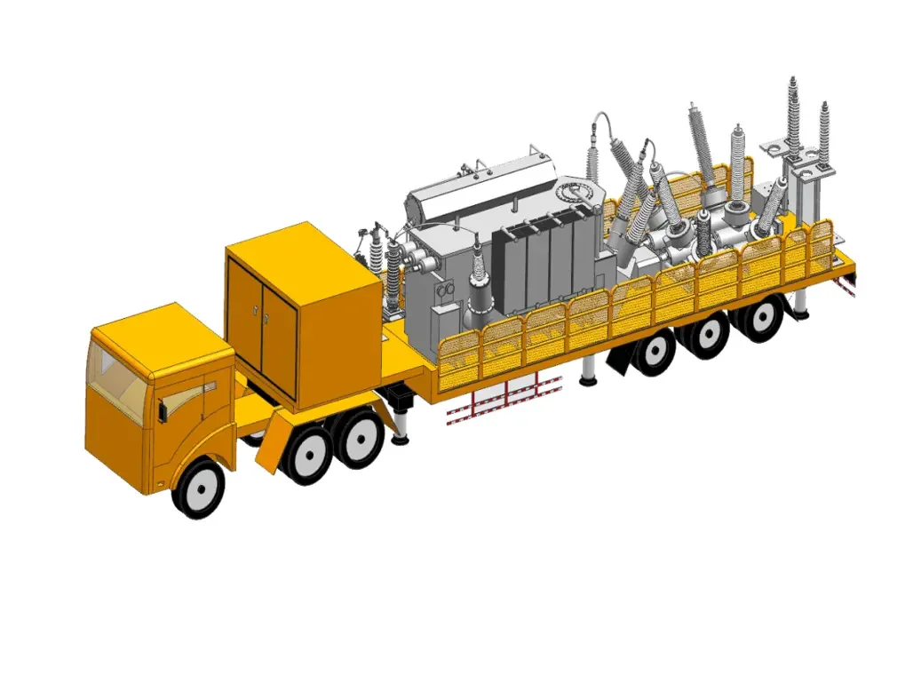 Customizable Movable Substation 110KV 220kV Load Handling Designed for Temporary Power Distribution Needs