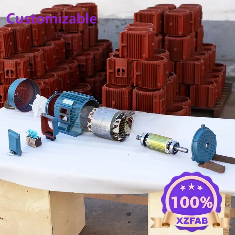 Factory Direct 2026 High Quality Three Phase Motor 1hp 5hp 10hp 50hp 75hp 100hp 200hp 300hp for YE5 IE5 Ac Induction Electric