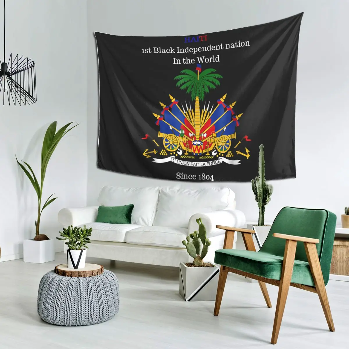 Haitian Flag Great For Independence Day Celebration Tapestry Art Aesthetic Tapestries for  Bedroom Home Wall Cloth Wall Hanging