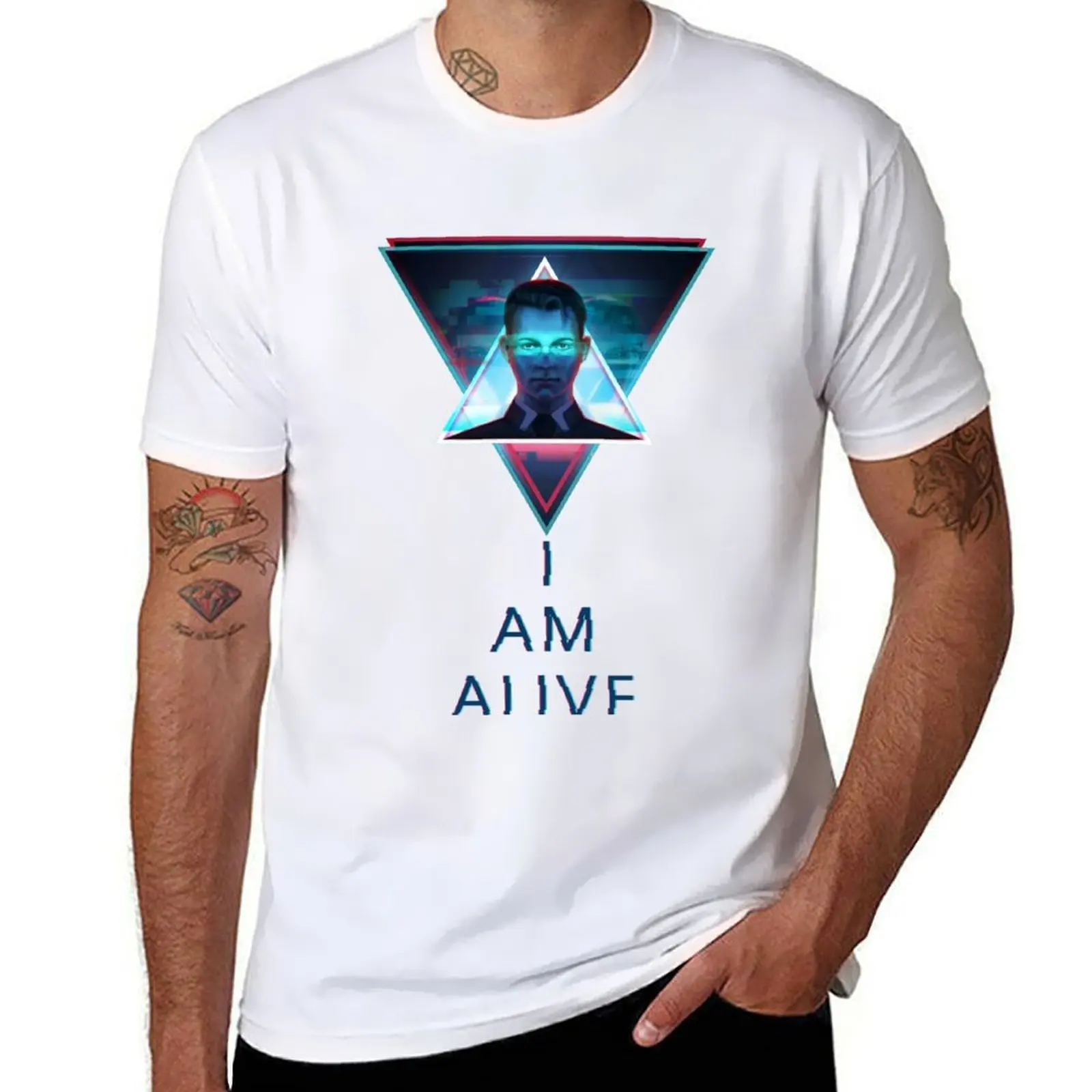 

Connor- Detroint: Become Human T-Shirt cotton t shirts high quality anime tshirt T-Shirt