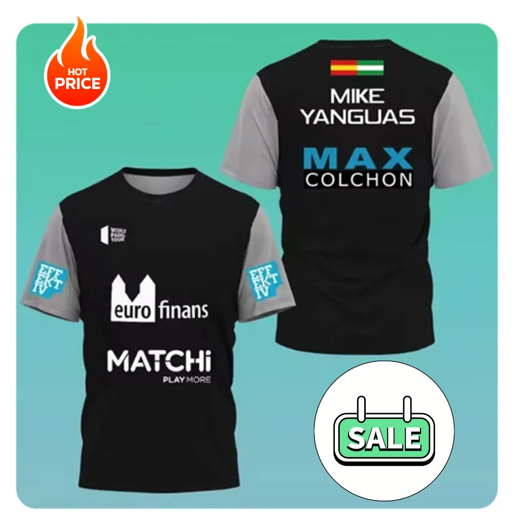 

2025 New Men's 3D Printed Sweatshirt, Breathable Tennis Couple Summer Sports Quick-drying Premium T-shirt