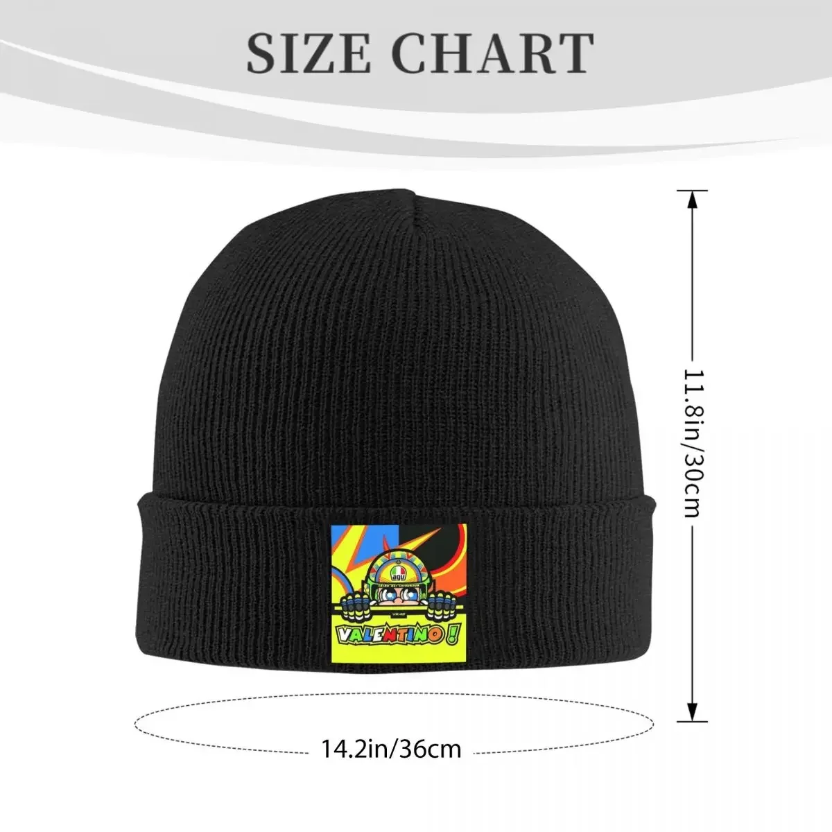 Motorcycle Racing Hat Autumn Winter Beanie Warm Rossi Cap Female Male Skullcap