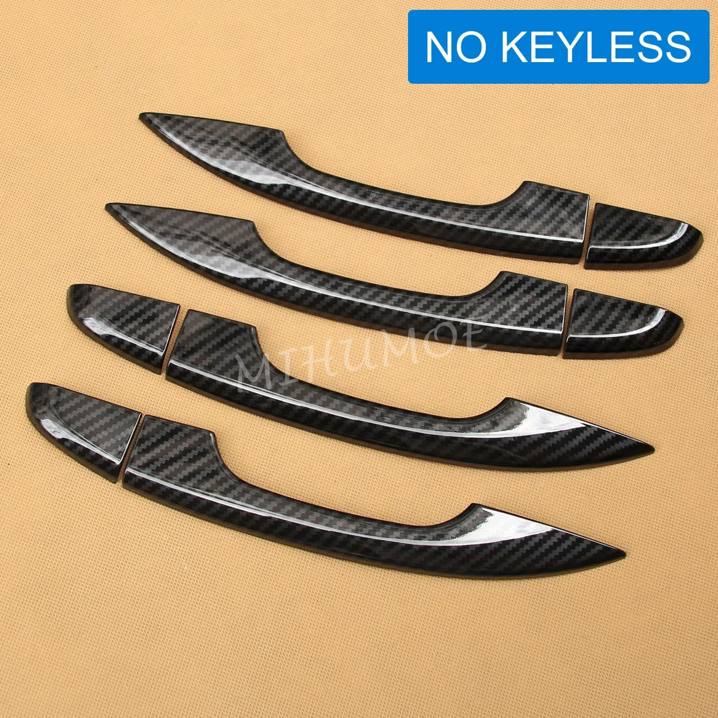 Carbon Fiber Door Handle Strip For Honda New Accord 2018 2019 2020 2021 Exterior Decoration Molding