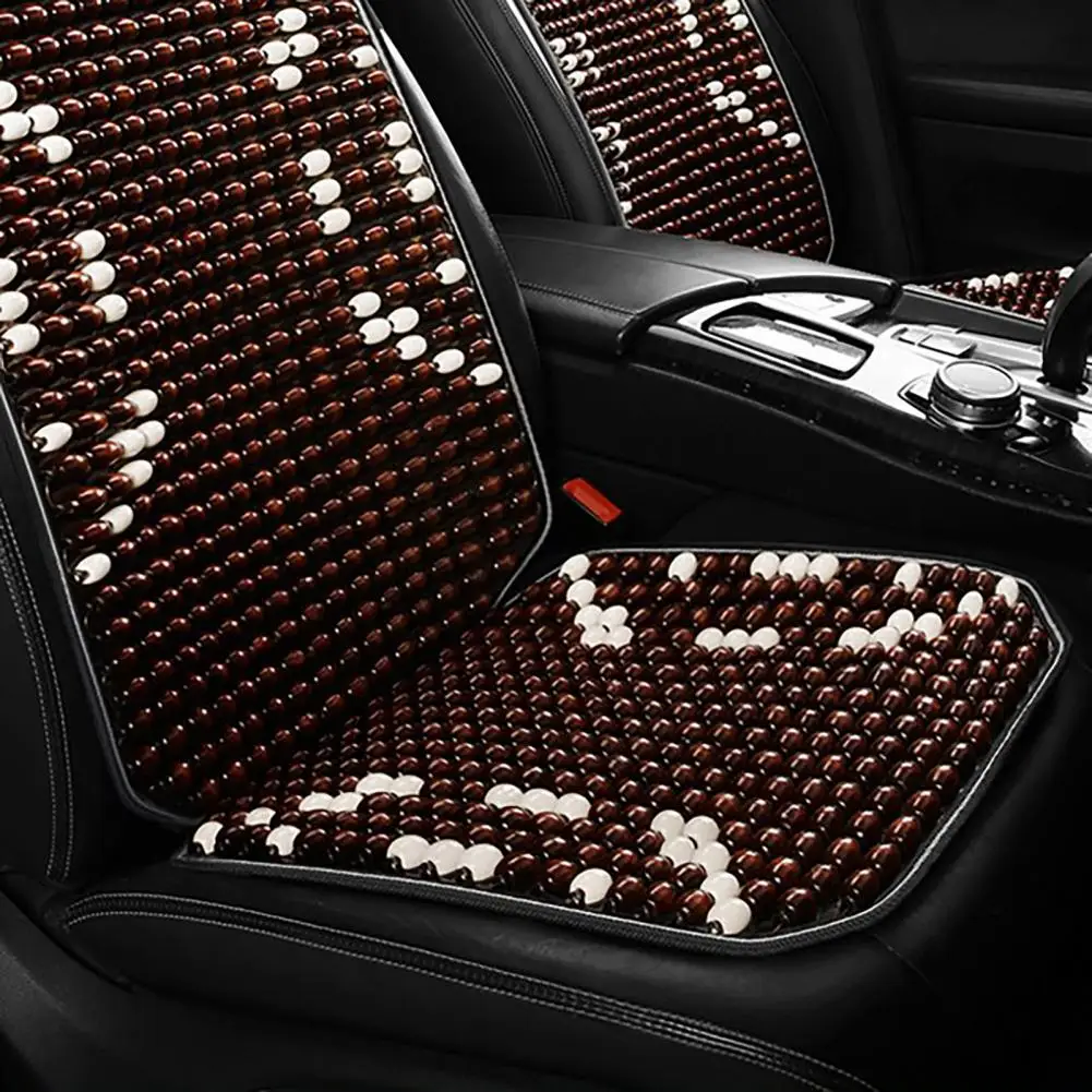 Cooling Detachable Car Wooden Bead Cushion for Car Bead Seat Cushion Cooling Detachable Car Wooden Bead Cushion for Car