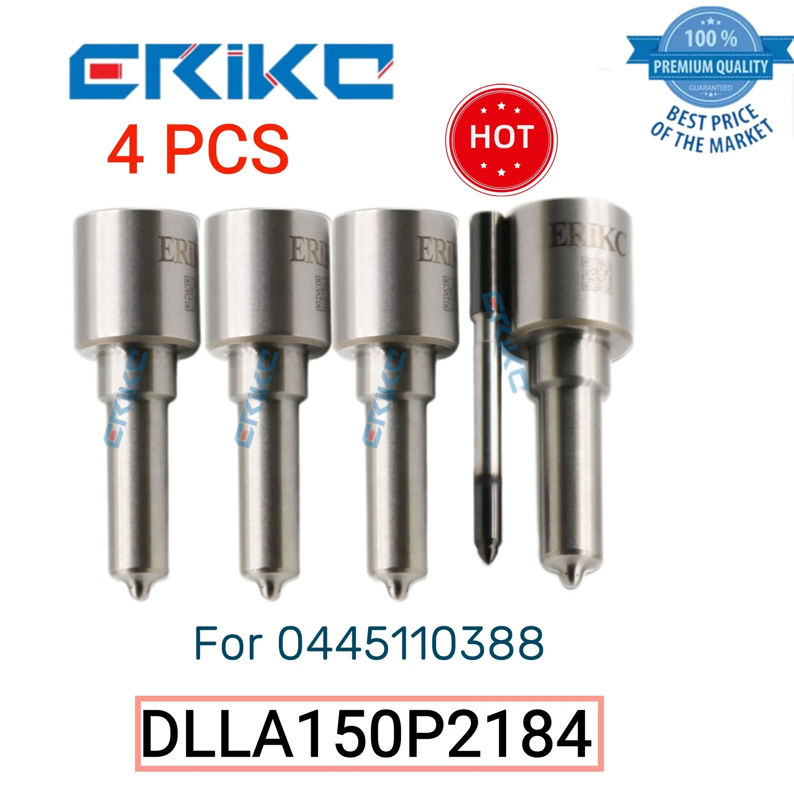 

4 PCS DLLA150P2184 Injector Fuel Nozzle 0 433 172 184 DLLA 150 P 2184 Industrial Jet Nozzle DLLA 150P2184 for 0445110388