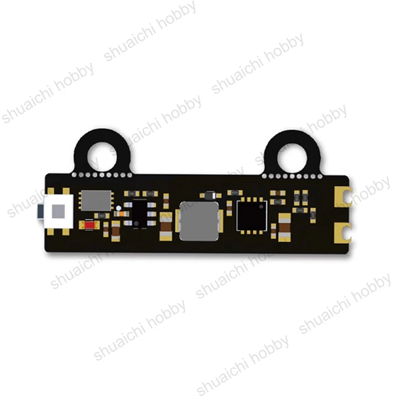 LED Controller Module with 5 Lamp Beads Light Strip 7-26V 2-6S Input Support PWN Serial Port 5V/3A Output for FPV Racing Drone