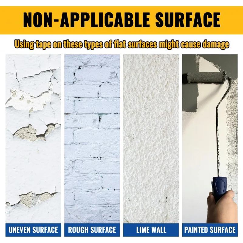 Fita transparente para vedação climática de janela, 2 polegadas x 180 pés (60 jardas) transparente, isolamento e AC