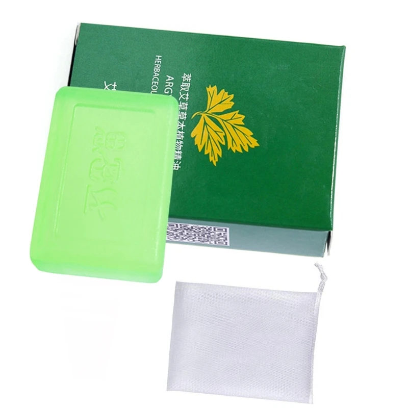 Sapone detergente per corpo con sapone all'olio essenziale artemisia naturale per donna, uomo, regalo 918D