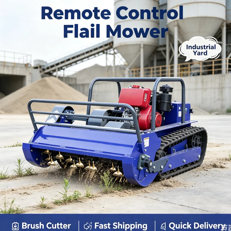 Customized Budget Friendly Remote Control Lawn Mower Zero Turn Self Propelled Hammer Blade Design Long Service Life For Home