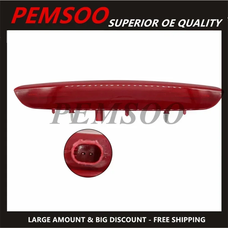 

Red Third Brake High Mount Stop Light Lamp LED OEM 68247167AA,53393384,51953596 for Jeep Renegade 2015 2016 2017 2018 2019 2020