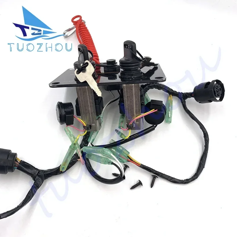 

For Yamaha Top Twin Dual Key Switch Assembly 704 Special for Vertical Panel 6K1-82570-08 6K1-82570-13-00