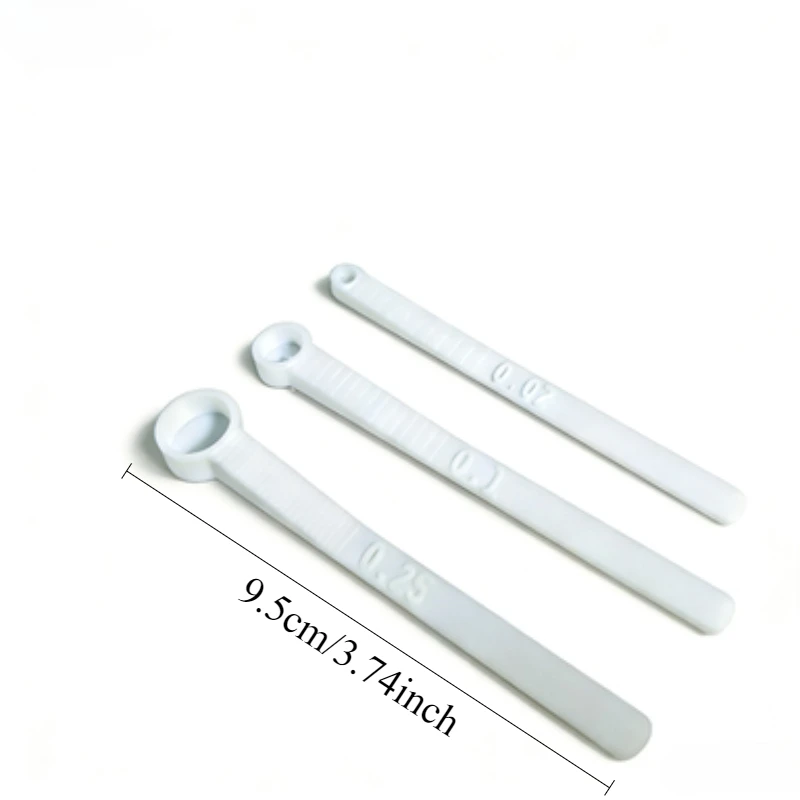 3PcsDifferent Sizes Fish Feeding Measuring Spoon Precise Quantitative Anti-spill Scoop For Goldfish Tropical Small Aquarium Tank