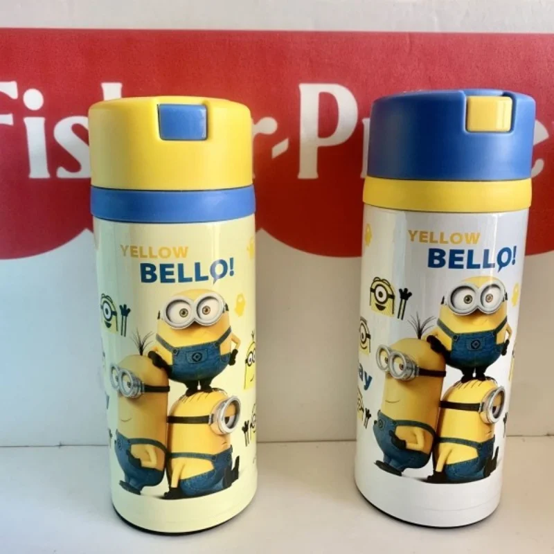 Minions Anime Cartoon Thermos Cup Kids Direct Drink Cup 6003 Boys and Girls Baby School Thermos Cup Gift