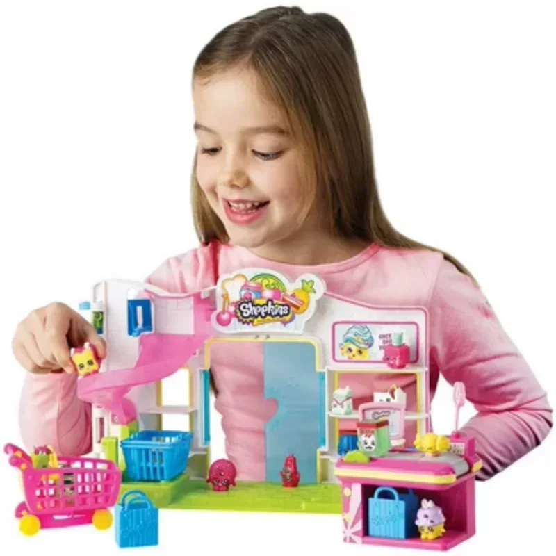 Picture 3: Shopkins Season Blind Box 1/2/3 Shopping Elf Set Toy Supermarket Kitchen Scene Dollhouse Miniature Girl Children's Birthday Gift