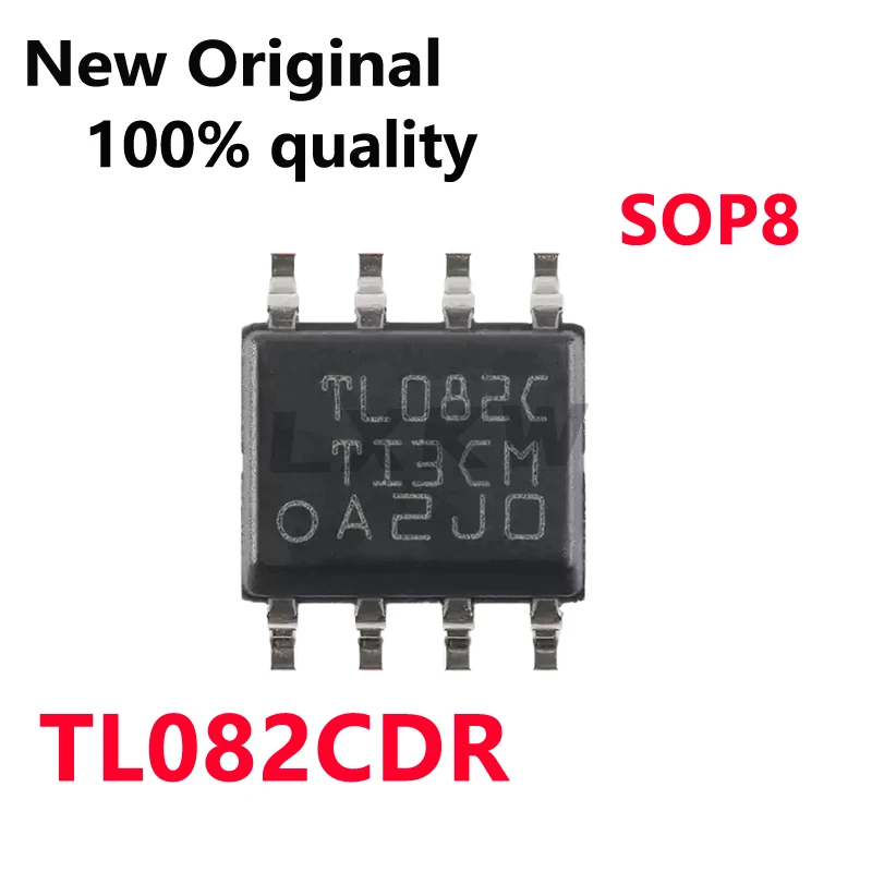 10/PCS New TL082CDR TL082C SOP8 Single operational amplifier chip In Stock In Stock