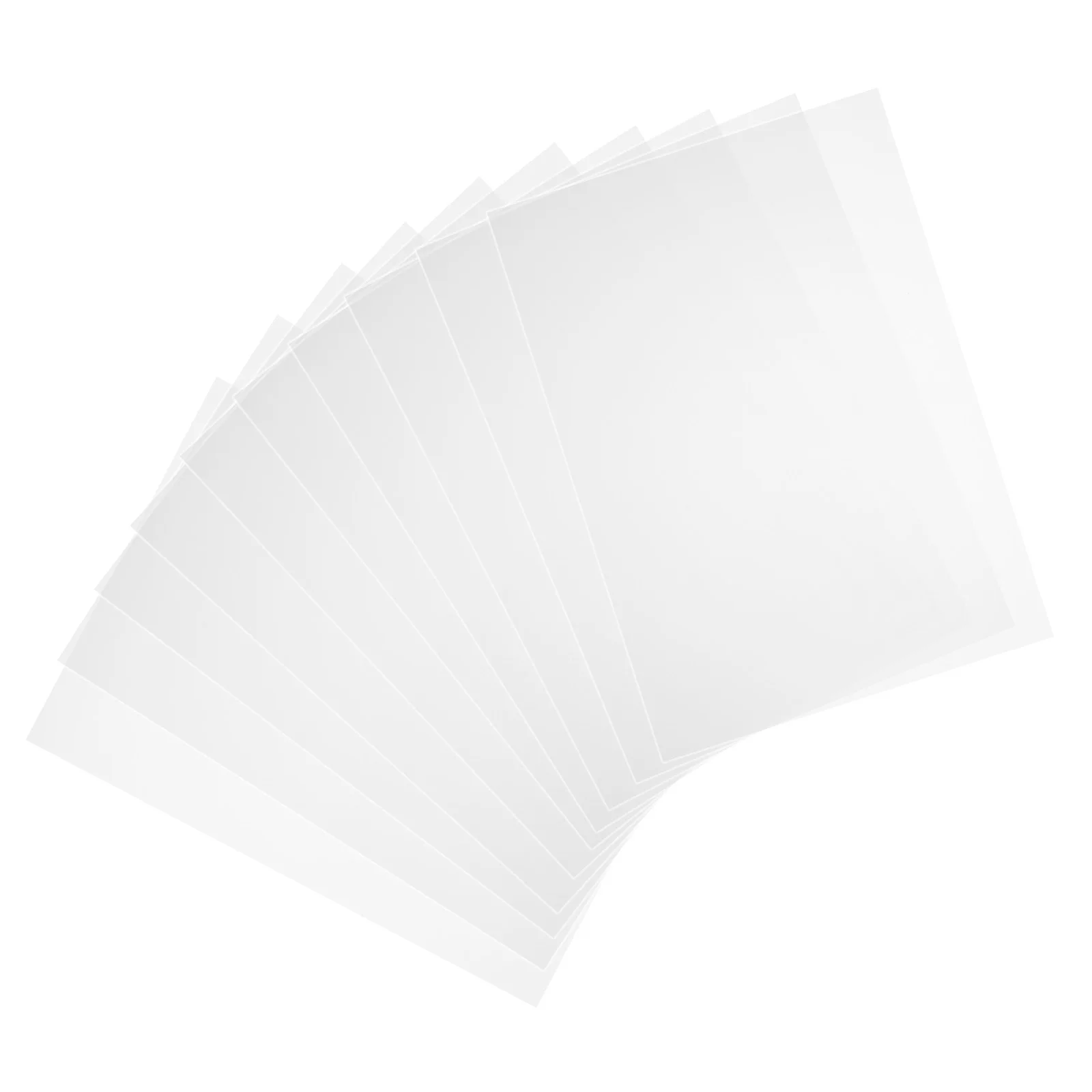 

10pcs Plastic Sheet Baffle 0 3mm Thick 21cmx29 7cm DIY Projects Clear Sheets PC Board Waterproof Decor H made Crafts