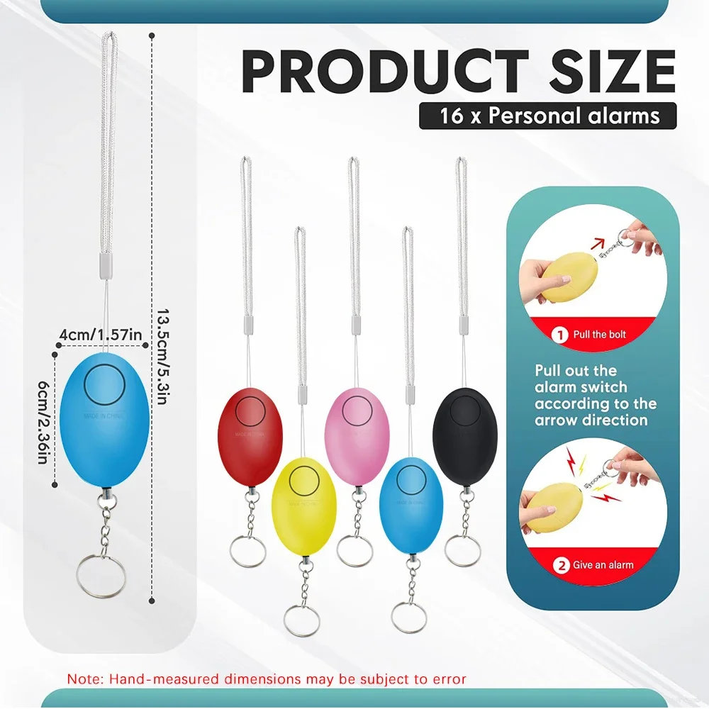 Cheap Self Defense Alarm 120dB Egg Shape Girl Women Protect Security Alert Personal Scream Safety Loud Keychain Emergency Alarm
