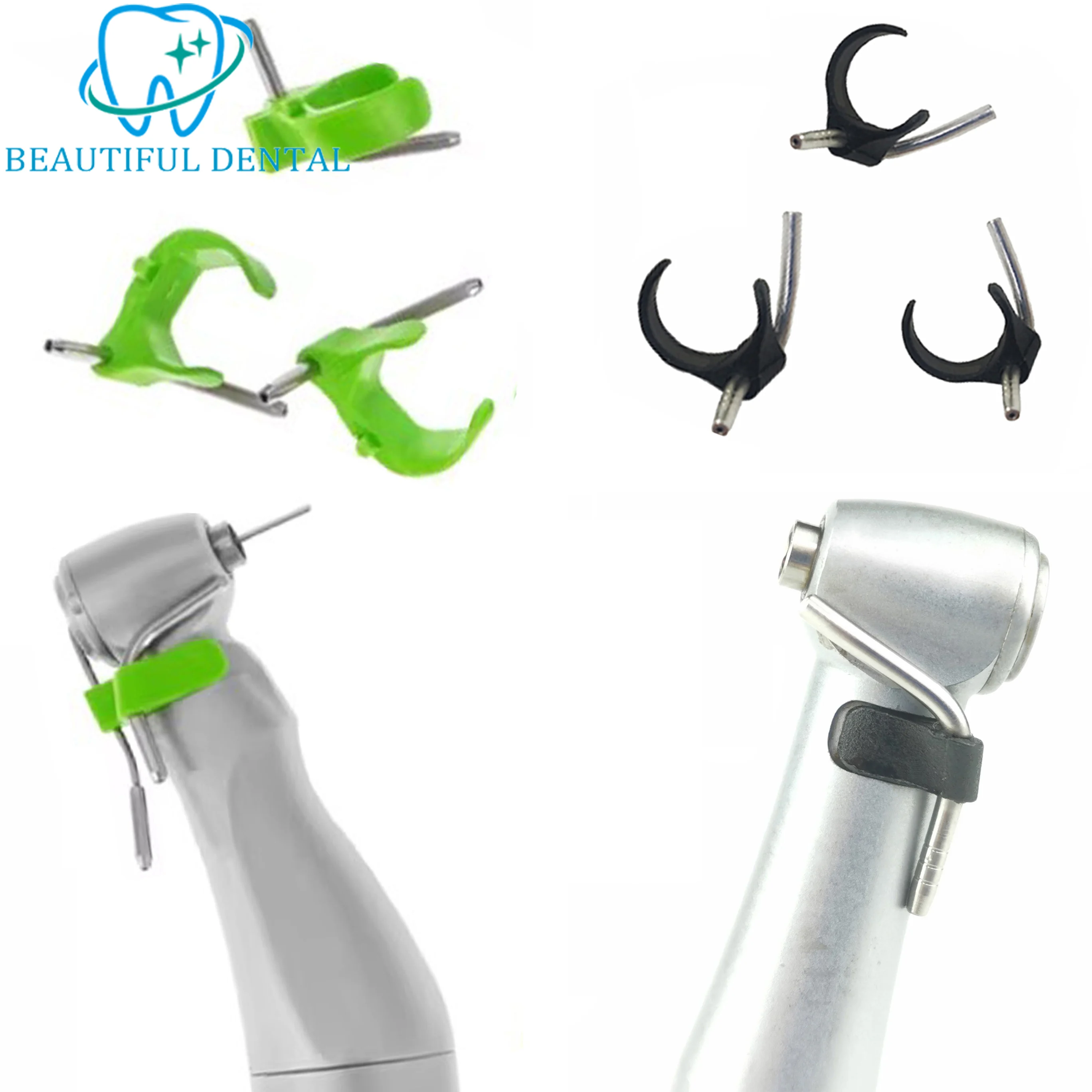 Dental Universal WH Implant Handpiece Water Pipe Clamp Ring Bending Machine Water Pipe Nozzle Dental Instrument Green/Black