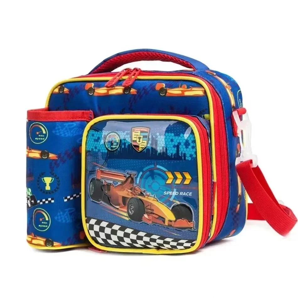 

Lunchbag Kids School Boys Primary School Lunch Box with Bottle Pocket Waterproof Lunchbox for School Child Thermal Bag for Lunch