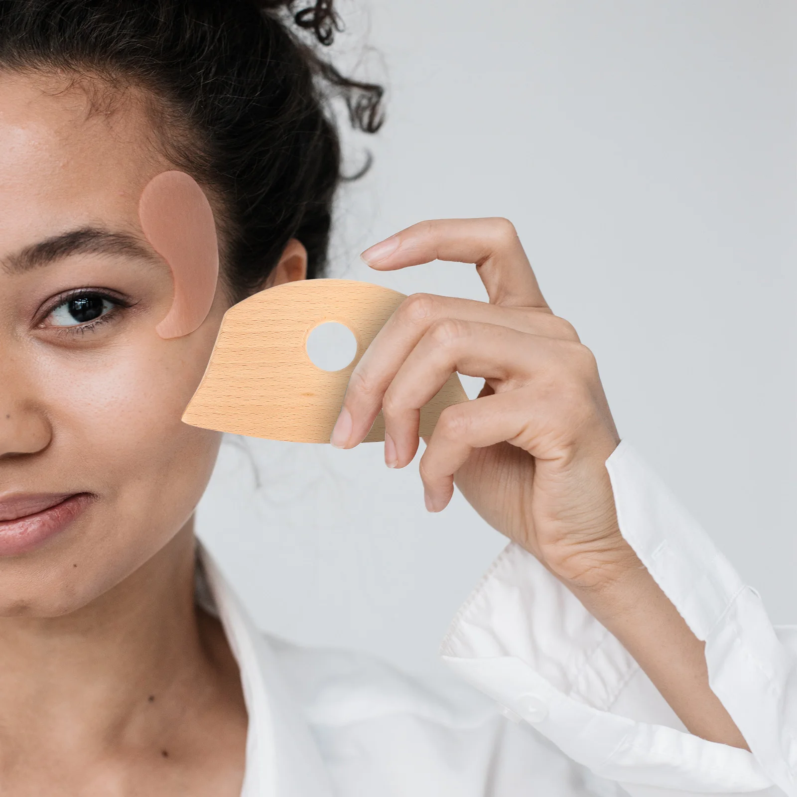 

1 pc Compact Guasha Massage Board Portable Wooden Scraping Tool For Neck Back Limbs Lightweight Smooth Beech Gua Sha Plate
