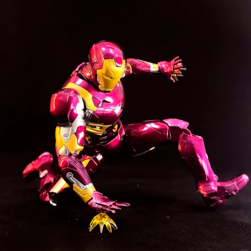 FondJoy Iron Man MK46 Handheld Marvel Assembled Model Toy Computer Desktop Ornament boys new Gifts for Boys New Product in Stock