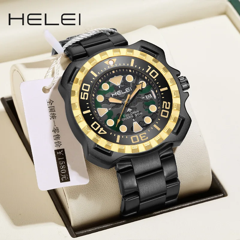 

AliExpress* popular men's quartz steel belt watch Darth Vader large dial high-end waterproof men's watch
