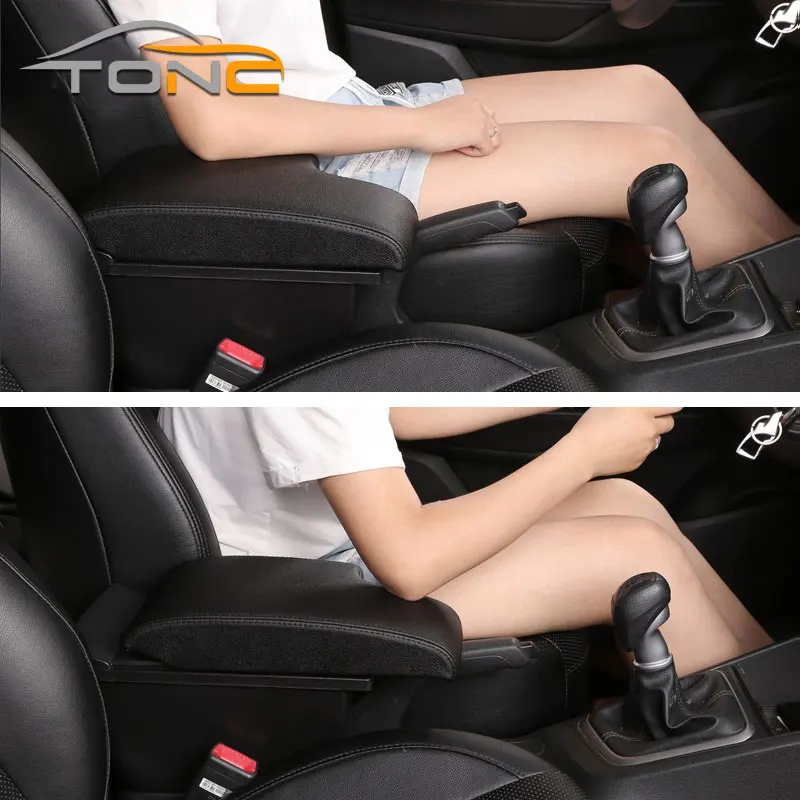 Do Ford Focus 2 Podłokietnik do Ford Focus mk2 Podłokietnik samochodowy Akcesoria samochodowe Szczegóły wnętrza Części modernizacyjne Schowek USB — zdjęcie 4