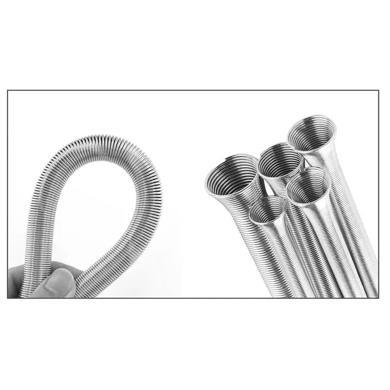 Tube Bending Tool Set Of 7 Pieces- Works For Copper, Brass, Aluminum& Thin Steel Tubes In Size Ranges 1/4 To 7/8 Inches Bender-[