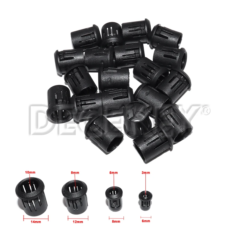 3mm 5mm 8mm 10mm Black Plastic Lamp LED Diode Holder Black Clip Bezel Socket Mount Useful LED Diode Holder Black Clip