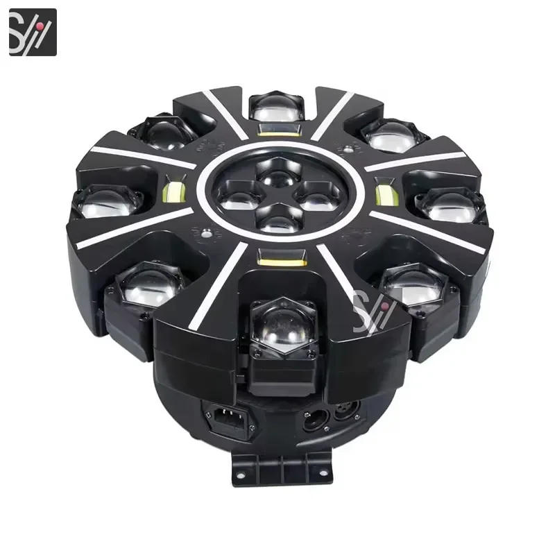 DJ Stage Lights Led 240w Eight-Armed Multi-Effects RGBW Bee Eyes Beam Strobe Moving Head DJ Club Light