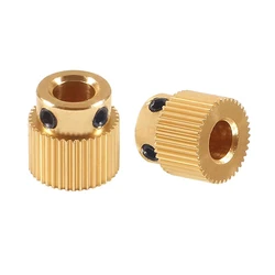 4pcs Brass Gear Extruder Wheel 40Teeth 5mm Bore For Creality Sermoon D1 CR-6 SE Ender-3 V2 CR-10 Smart Ender-2 Pro 3D Printer