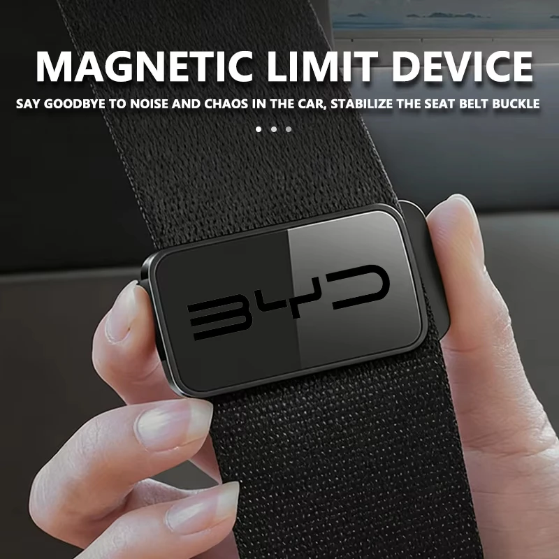 Magnetic Car Seatbelt Clip For BYD Atto 3 Dolphin Seal U Seal Seagull Han Tang Yuan PLUS Auto Interior Accessories