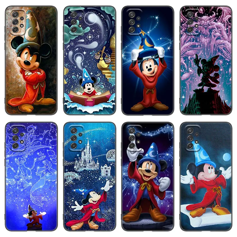 Fantasia Mickey Mouse Case For Samsung A13 A22 A24 A32 A14 A23 A25 A34 A52S A53 A54 A73 5G A11 A12 A15 A31 A33 A50 A51 A70 A72