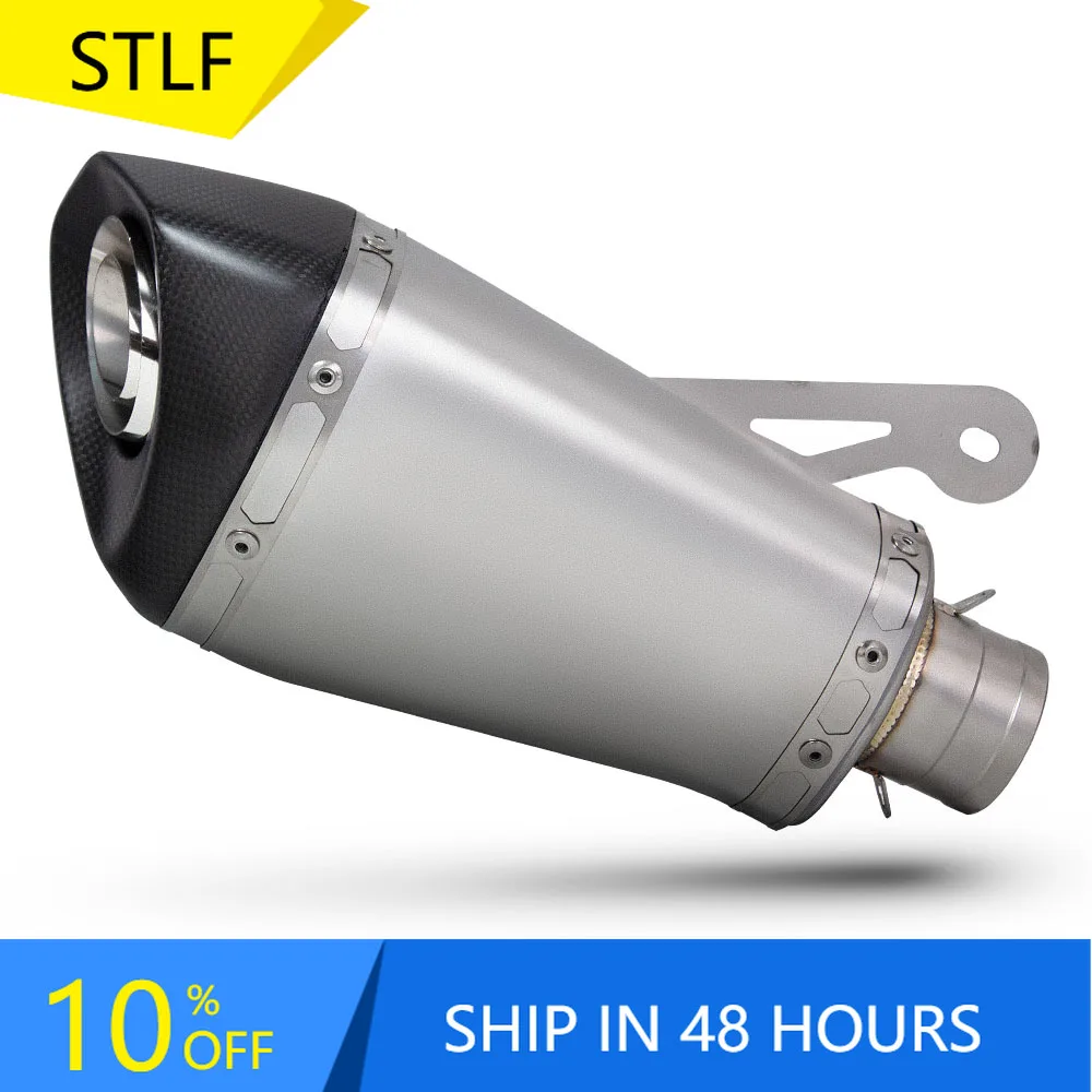 

STLF51MM Motorcycle Exhaust Carbon Fiber Muffler with DB Killer for BMWs S1000RR S1000R