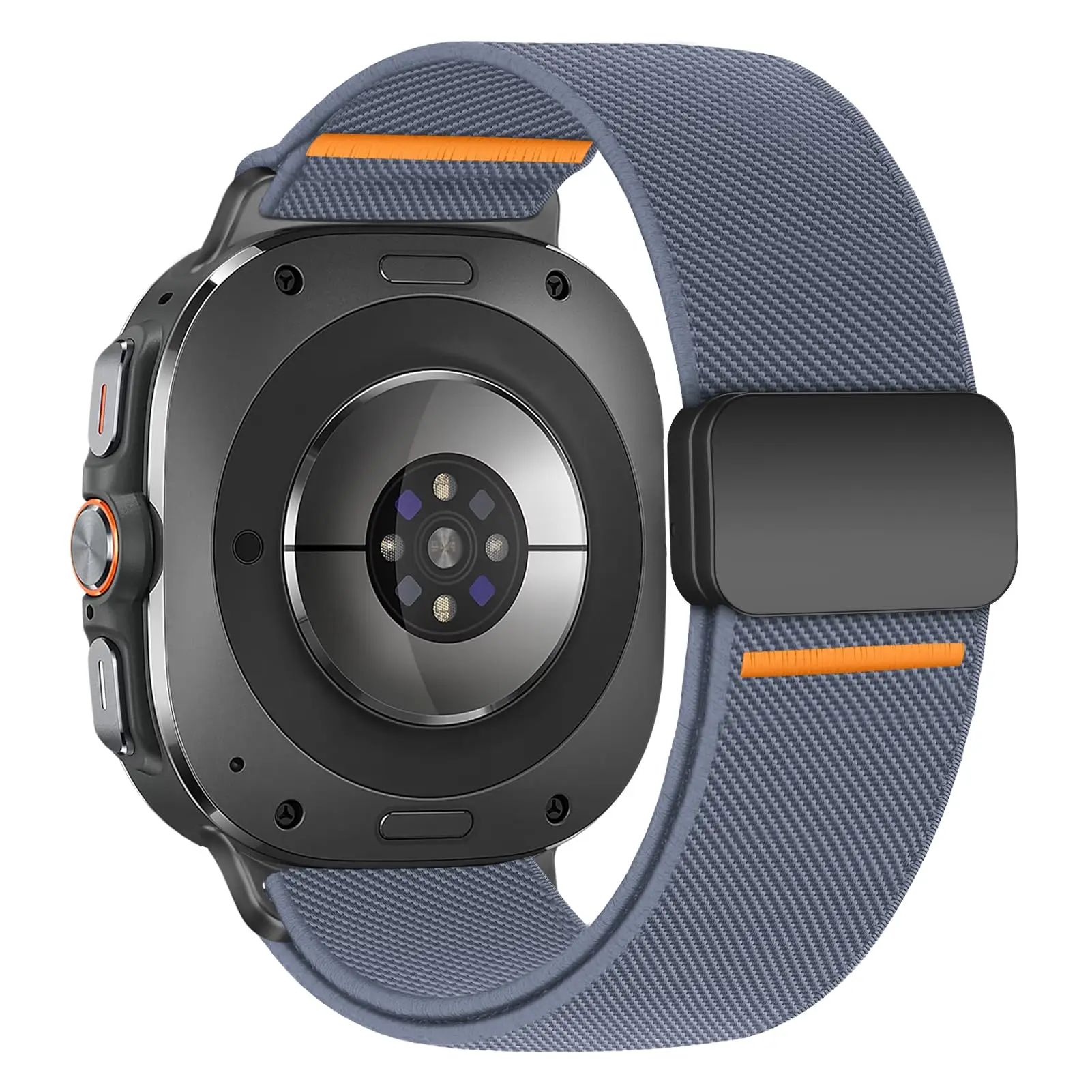 Magnetische Armbänder für Samsung Galaxy Watch Ultra 2 Zubehör Elastisches Nylon-Armband Correa für Galaxy Watch 7 Ultra 47mm Bänder