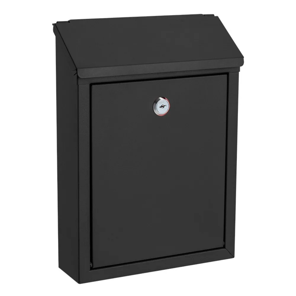 Outdoor Letter with Lock Iron Rainproof Wall School Mail Box Thickened Mailbox