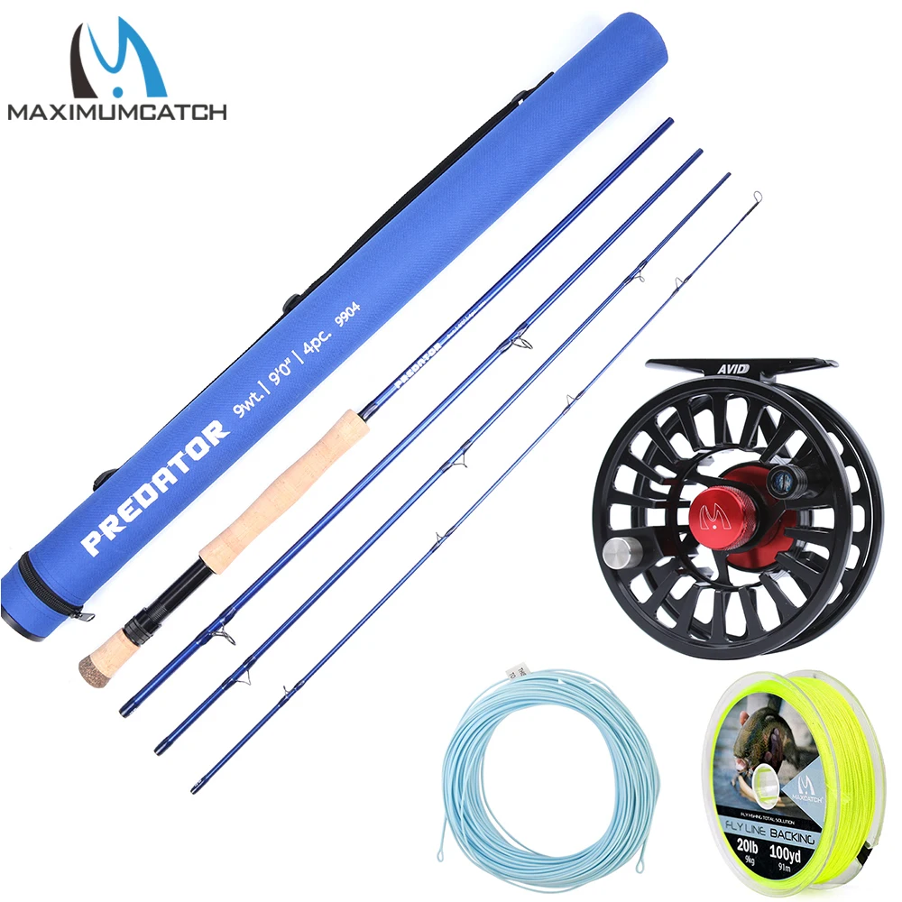 maximumcatch fibra de carbono fly fishing rod agua salgada 30t sk 810wt cnc usinado micro ajuste arraste fly reel e linha combo 01