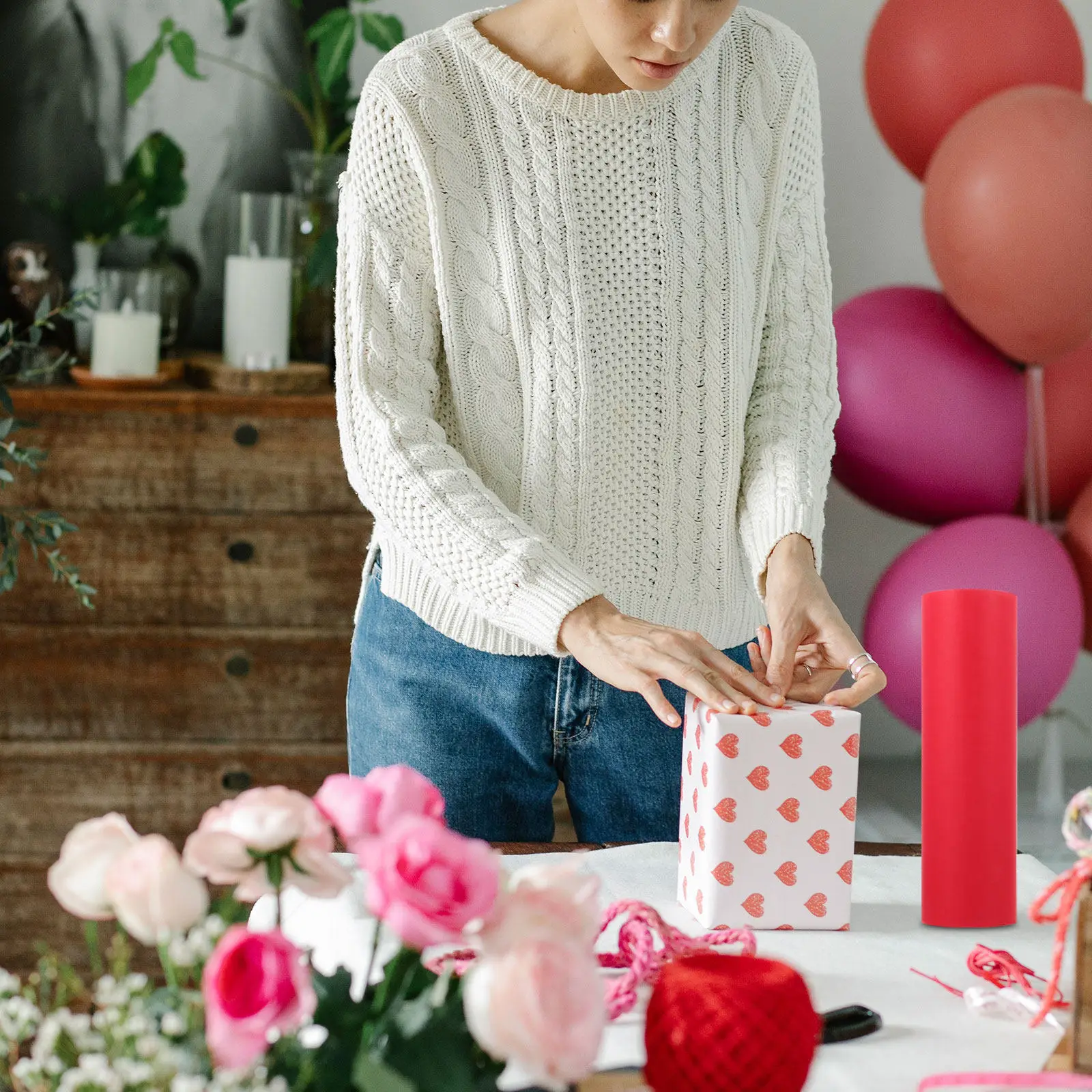 1-rotolo-di-carta-kraft-rossa-perfetto-per-confezionare-regali-confezionare-fiori-copertine-di-libri-artigianato-fai-da-te-decorazioni-carta-per-artigianato