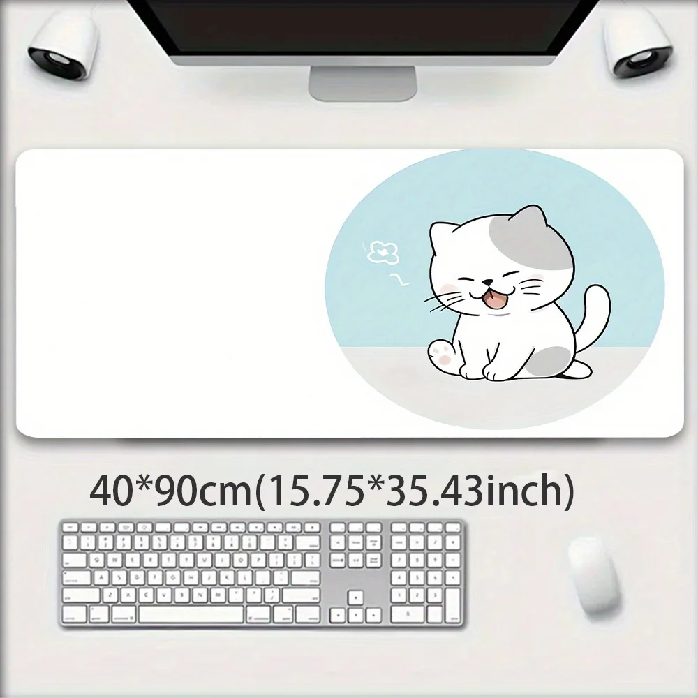 

Cute little animal large gaming mouse pad anti-slip rubber bottom keyboard pads suitable for PC laptop deskpad thickened