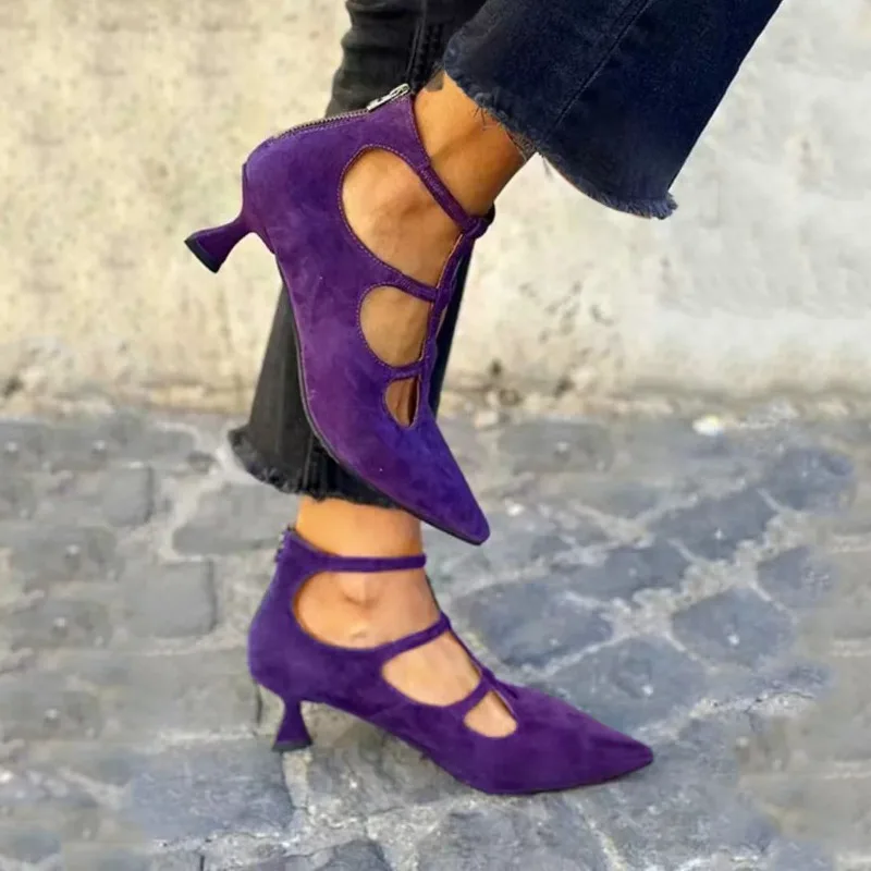 

Fashion Big Size 34-43 Women's Dress Shoes 2026 New Summer High Heels Shoes Women's Pointed Toe Stiletto Shoes